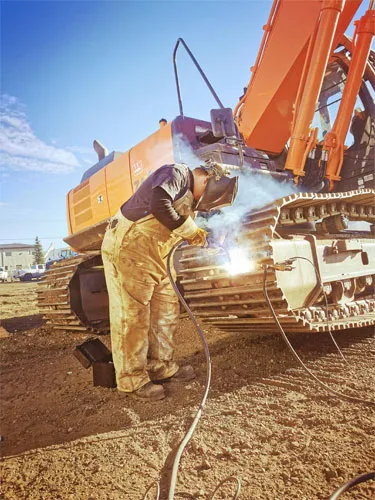 Welding Equipment on site