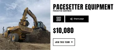 Pacesetter total raised for Movember